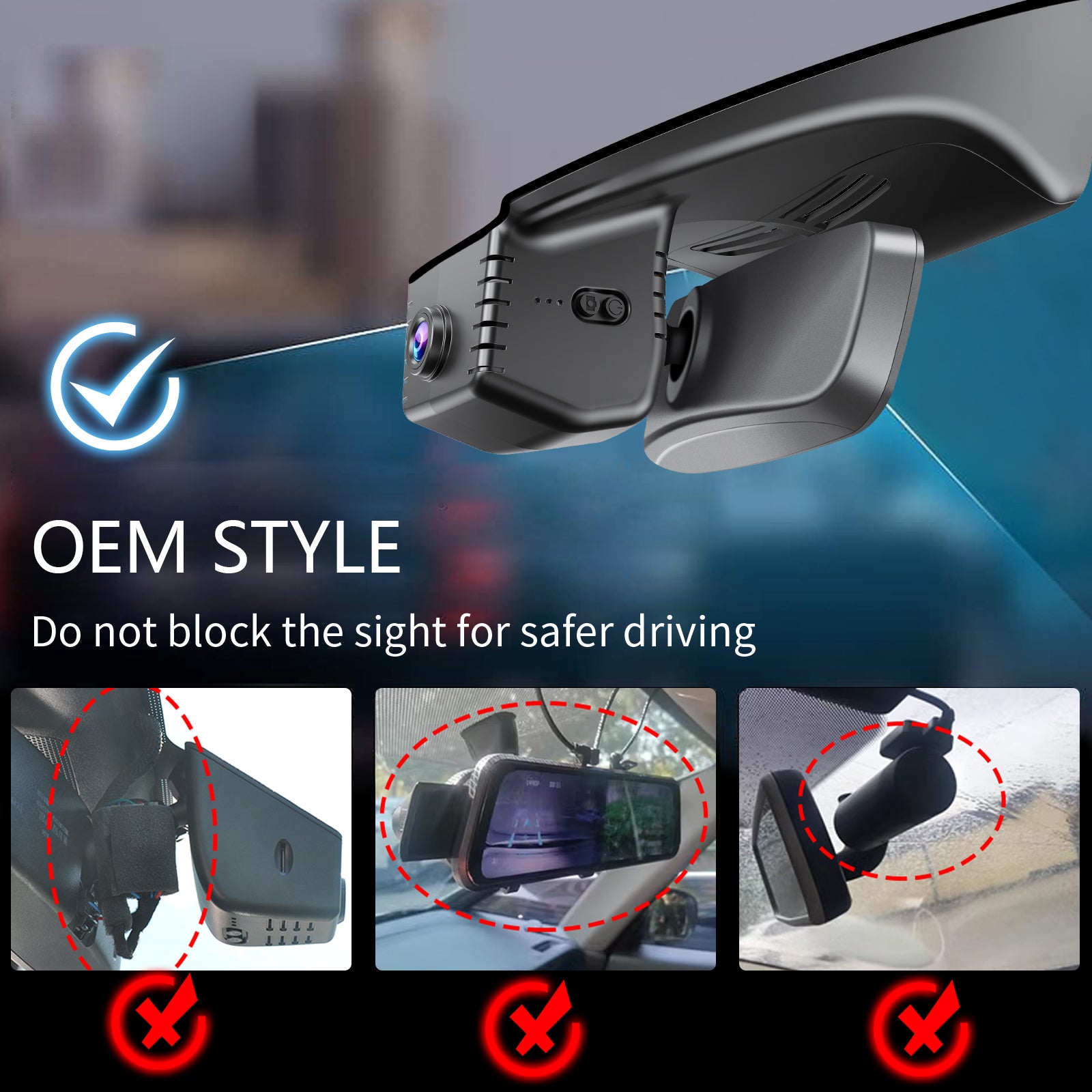 Mangoal Front 4K & Rear 1080p Dash Cam for Mazda All-New Gen3 KM CX-5 2026