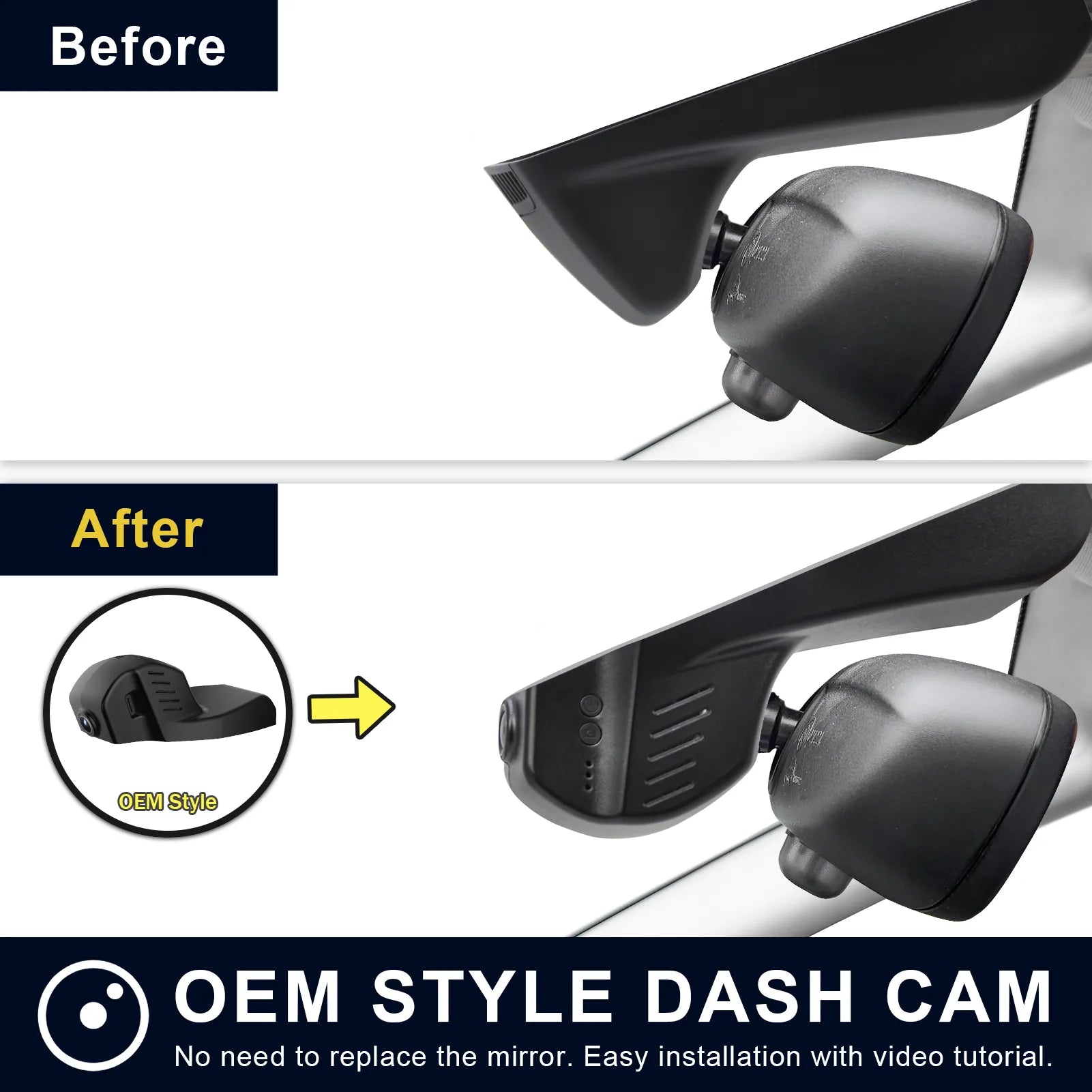 Mangoal 4K Front & 2K Rear HDR Dash Cam, STARVIS 2, Compatible with 2 Series Coupé Convertible F22 F23 G42 Active Tourer Gran Tourer F45 F46 U06 Gran Coupé F44 M2 F87(Model B)