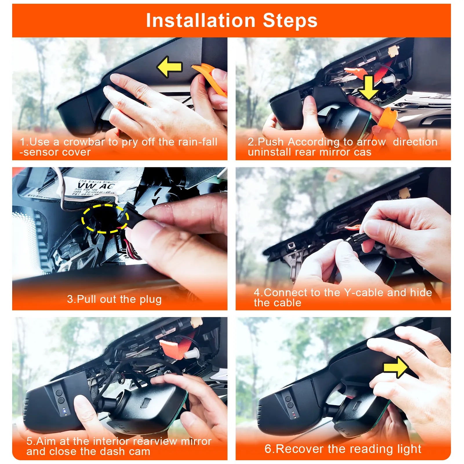 Mangoal STARVIS 2 Front 4K HDR Dash Cam IMX678, for Porsche Cayenne(E3) 2019-2026, Macan Electric 2024-2026, 911(992) 2020-2024, (971) 2017-2026, Taycan 2020-2026(Model A), 5GHz WiFi, GPS, 64GB