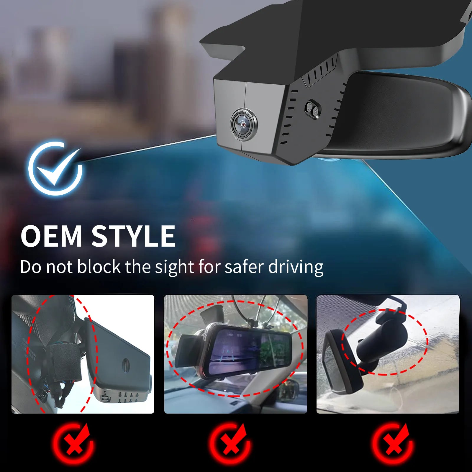 Mangoal 4K Front & 2K Rear 2 Channel HDR Dash Cam, STARVIS 2, BMW 2 Series Gran Coupé Second Generation (F74; 2025 2026) (Model F)