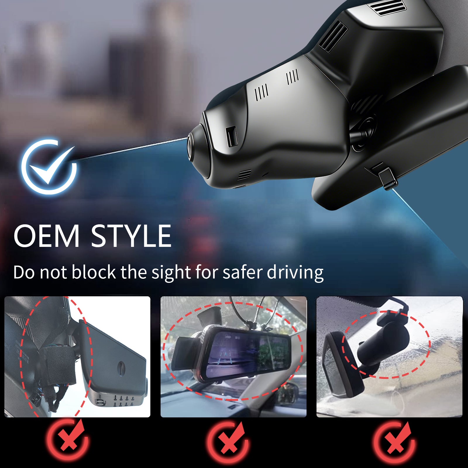 Mangoal 4K Dash Cam for Land Rover Range Roverr Velar L560(Model A)
