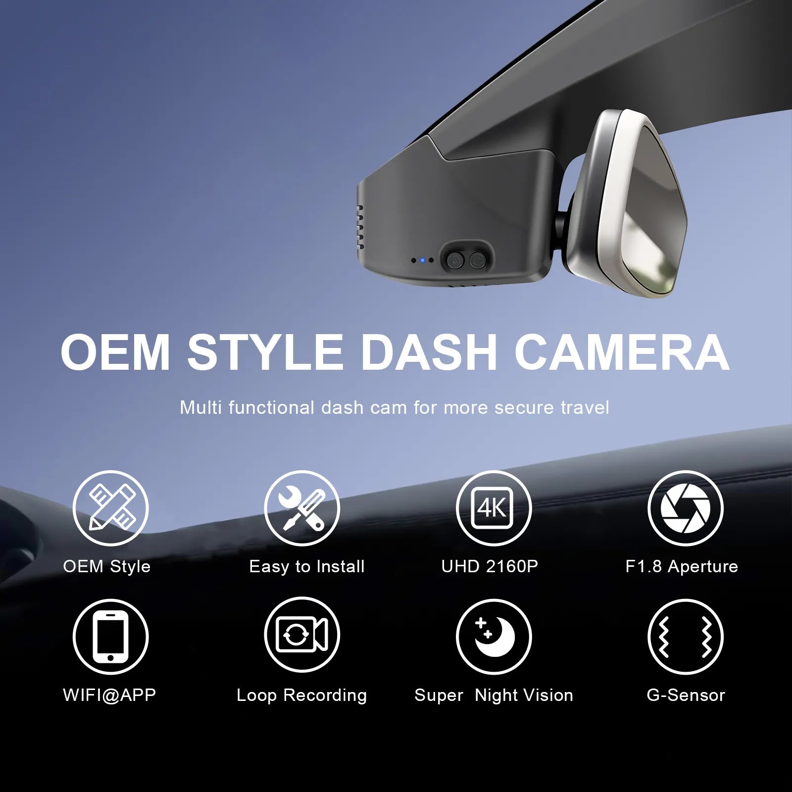 Mangoal 4K Front & 2K Rear 2 Channel HDR Dash Cam, Dual STARVIS 2 IMX678 IMX675, Custom Fit for Volkswagen Tiguan 2018-2024 Gen2 AD/BW (Model B Black)