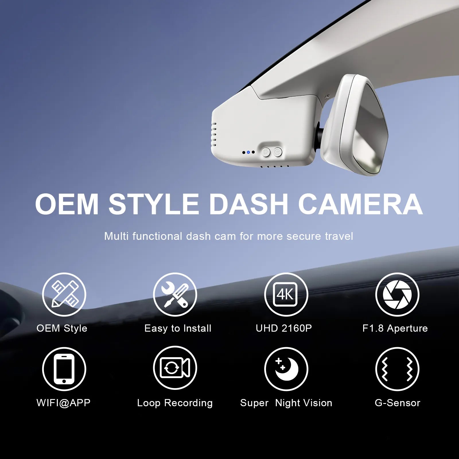 Mangoal 4K Front & 2K Rear 2 Channel HDR Dash Cam, Dual STARVIS 2 IMX678 IMX675, Custom Fit for Volkswagen Tayron 2019-2025(Model B Gray)