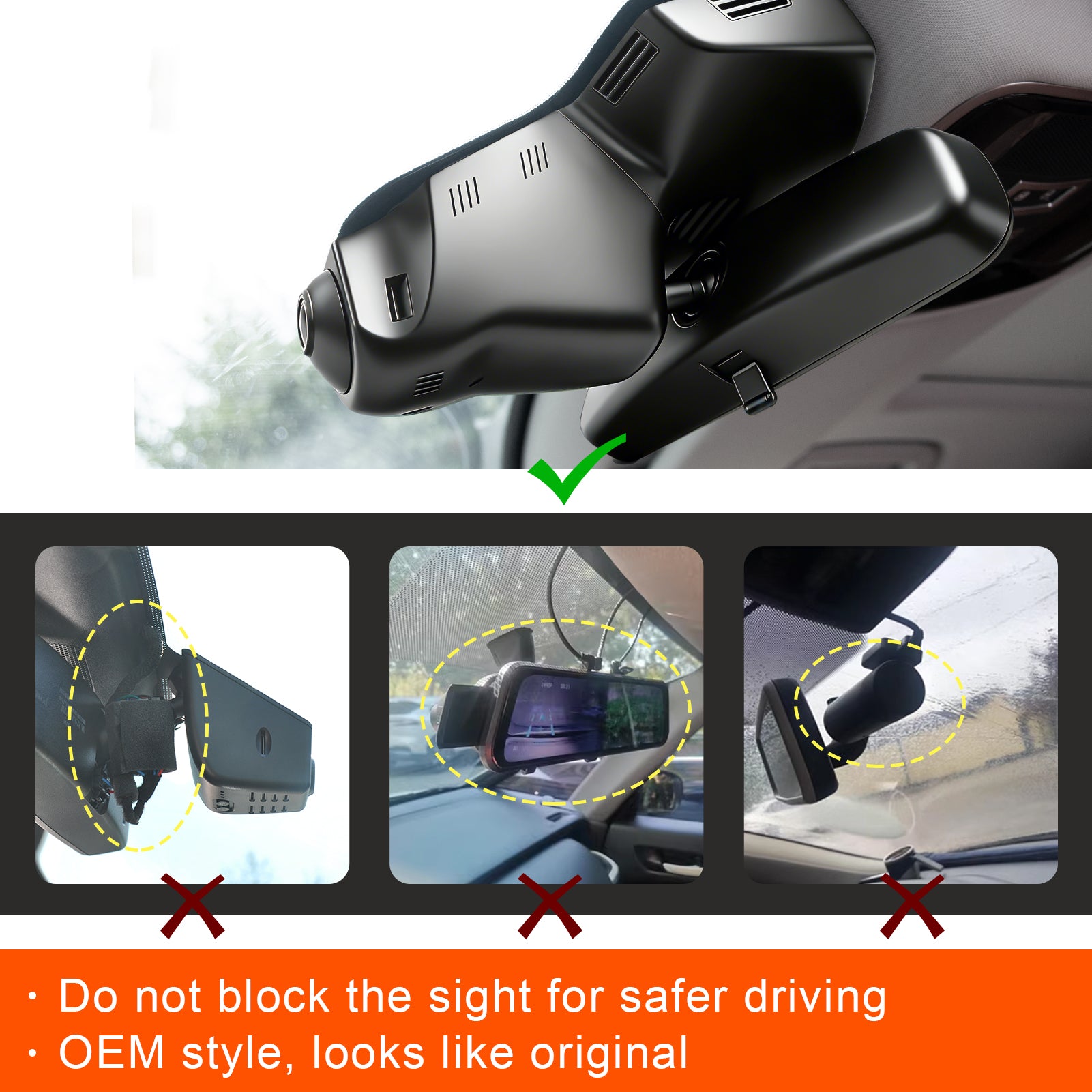 Mangoal Dash Cam for Land Rover Range Rover Gen4 & Range Rover Sport(Model C)