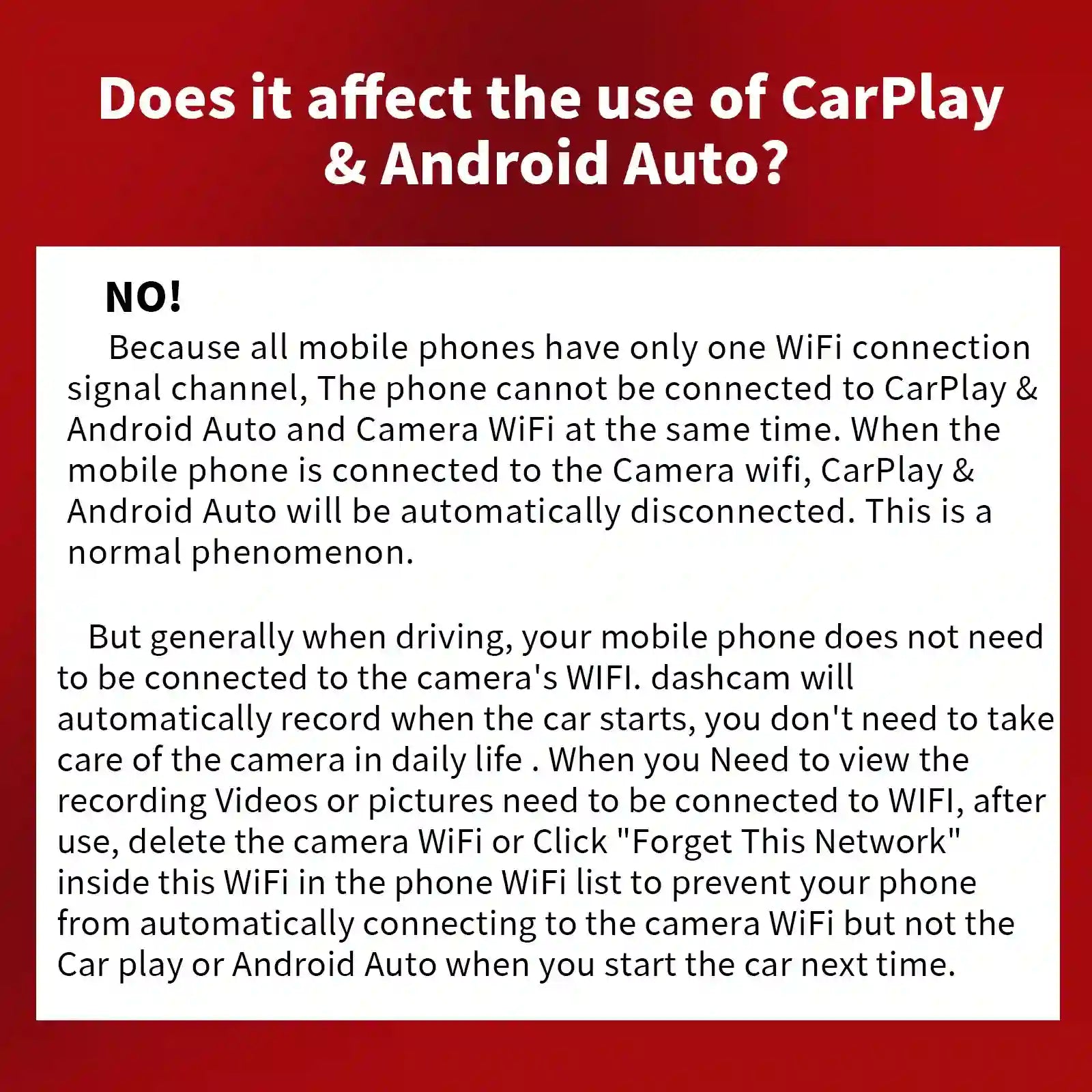 Silverado model D single dash camera 