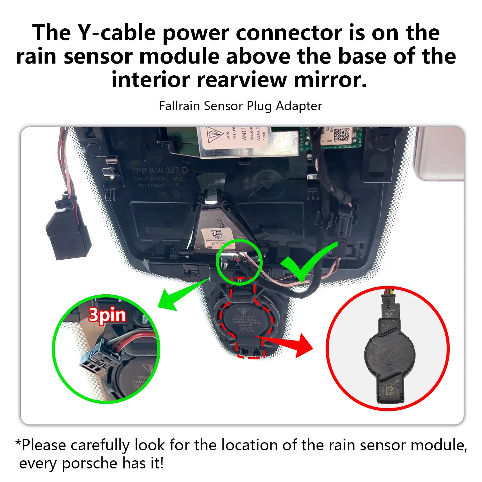 Mangoal STARVIS 2 Front 4K HDR Dash Cam IMX678, for Porsche Cayenne(E3) 2019-2026, Macan Electric 2024-2026, 911(992) 2020-2024, (971) 2017-2026, Taycan 2020-2026(Model A), 5GHz WiFi, GPS, 64GB