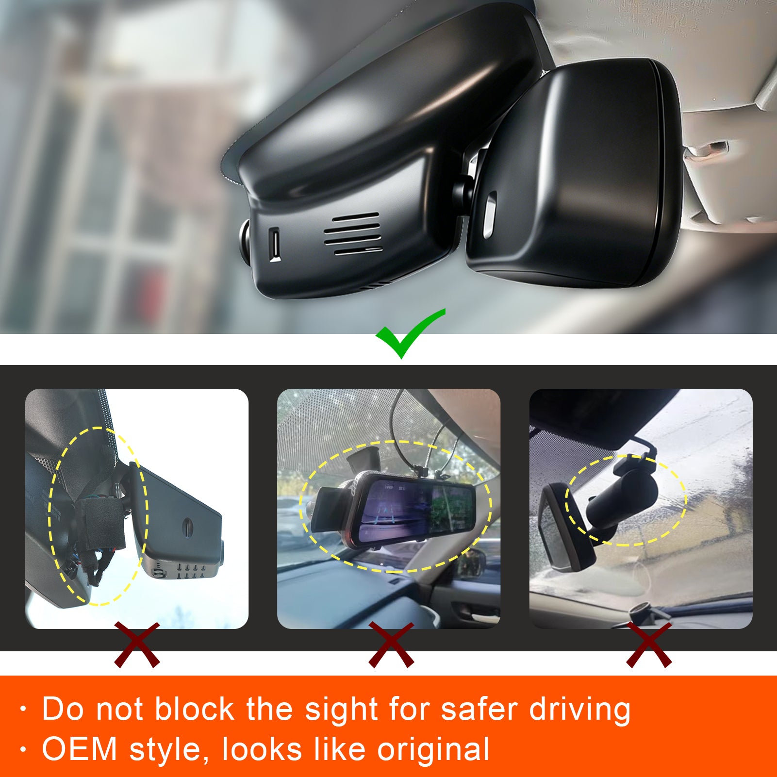 Mangoal Dash Cam for Land Rover Range Rover & Range Rover Sport(Model A)