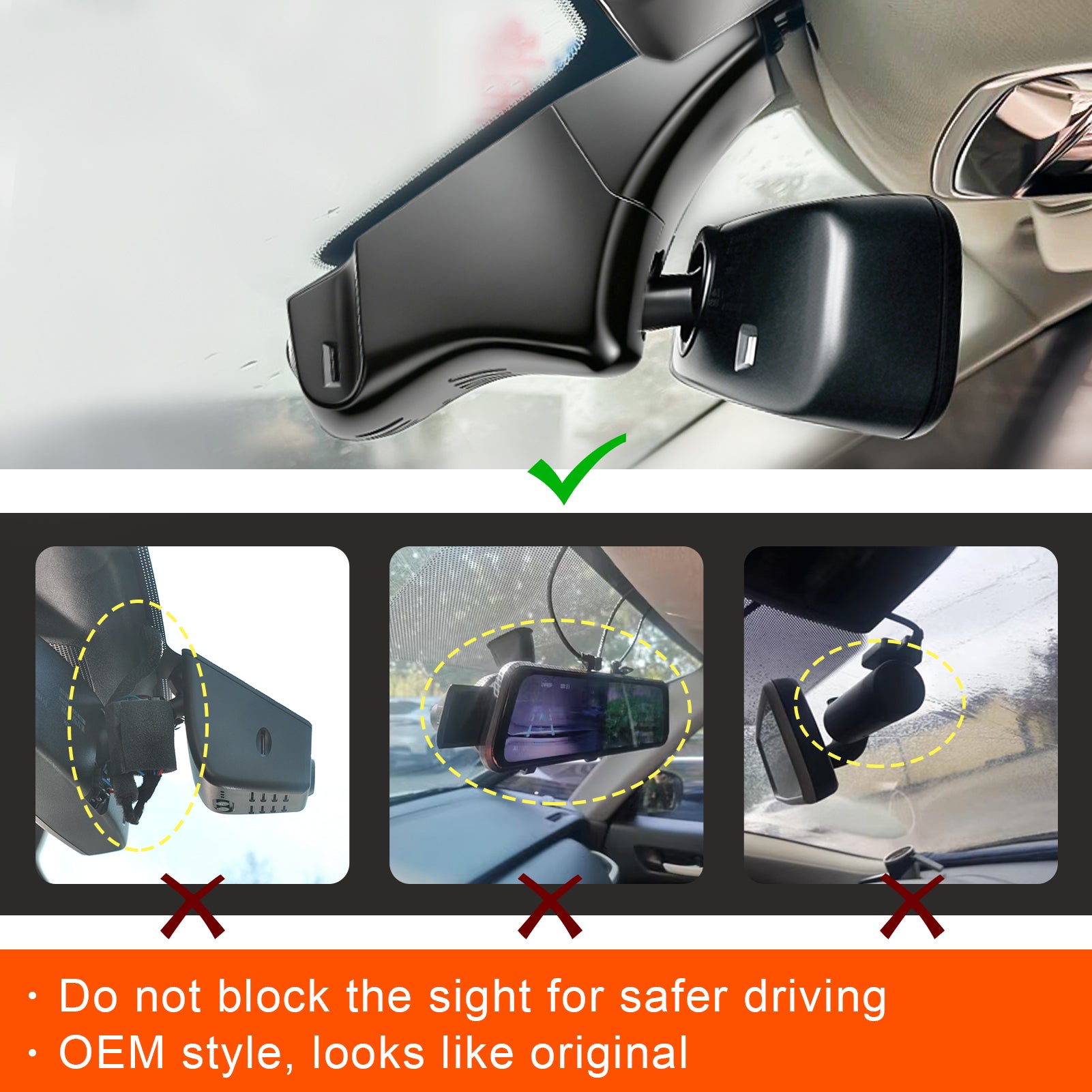 Mangoal Dash Cam for Land Rover Range Rover & Range Rover Sport(Model B)
