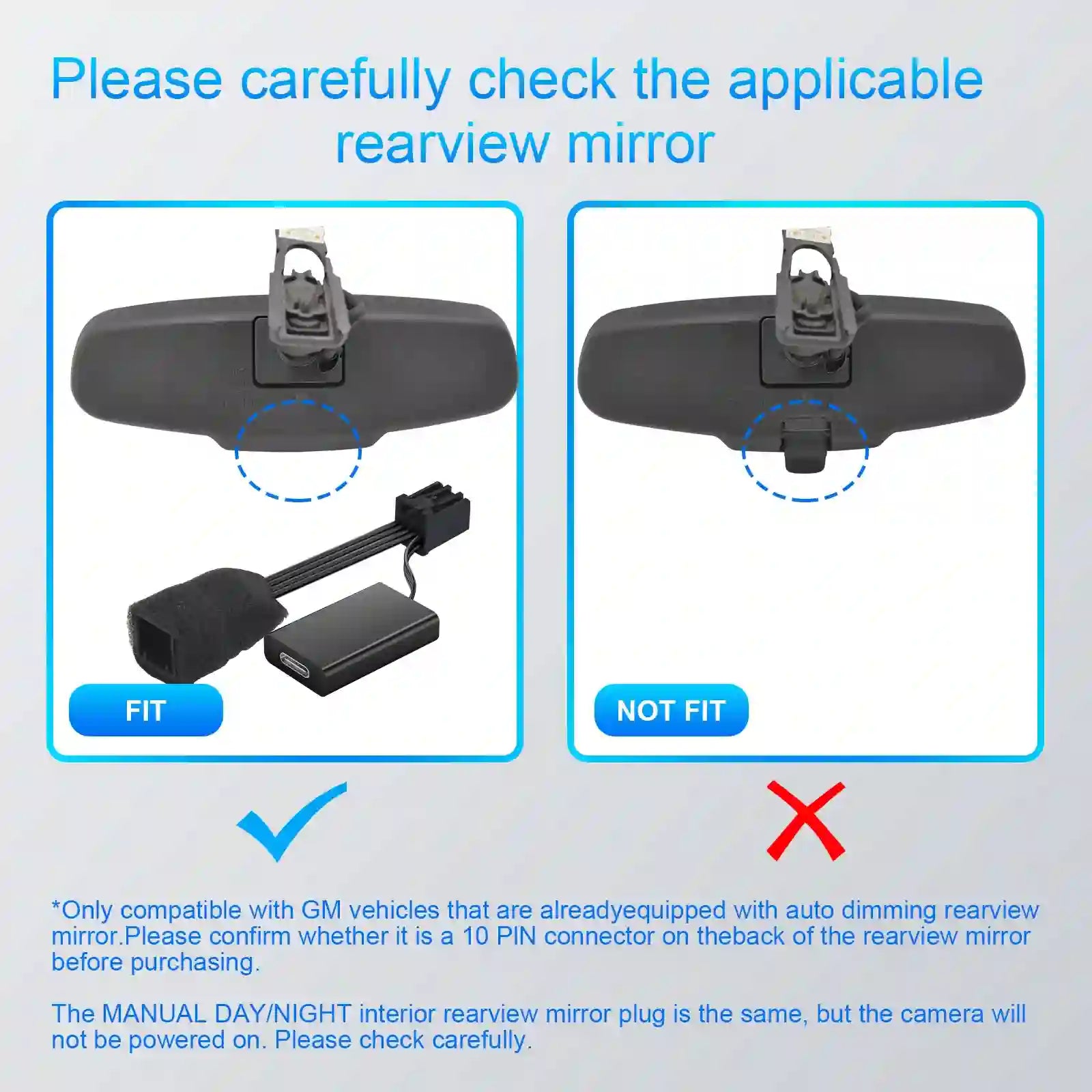 Chevy GMC best rated dash cam power adapter 