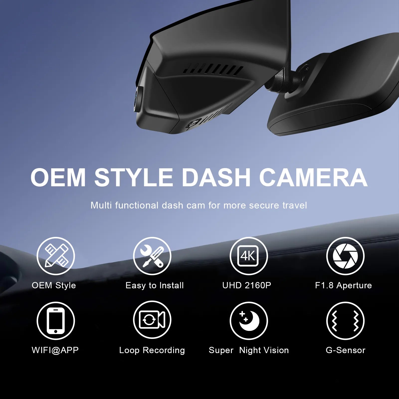 Mangoal 4K Dash Cam fit for Subaru Forester 2025 2026(Model B)