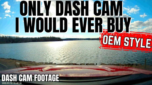 Say Goodbye to TACKY DASH CAMS! This Looks Factory!