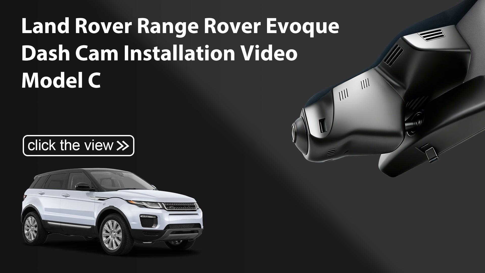 Charger la vidéo : Mangoal Front 4K HDR Dash Cam STARVIS 2 for Land Rover Range Rover Evoque Facelift 2016 L538 (Model C)