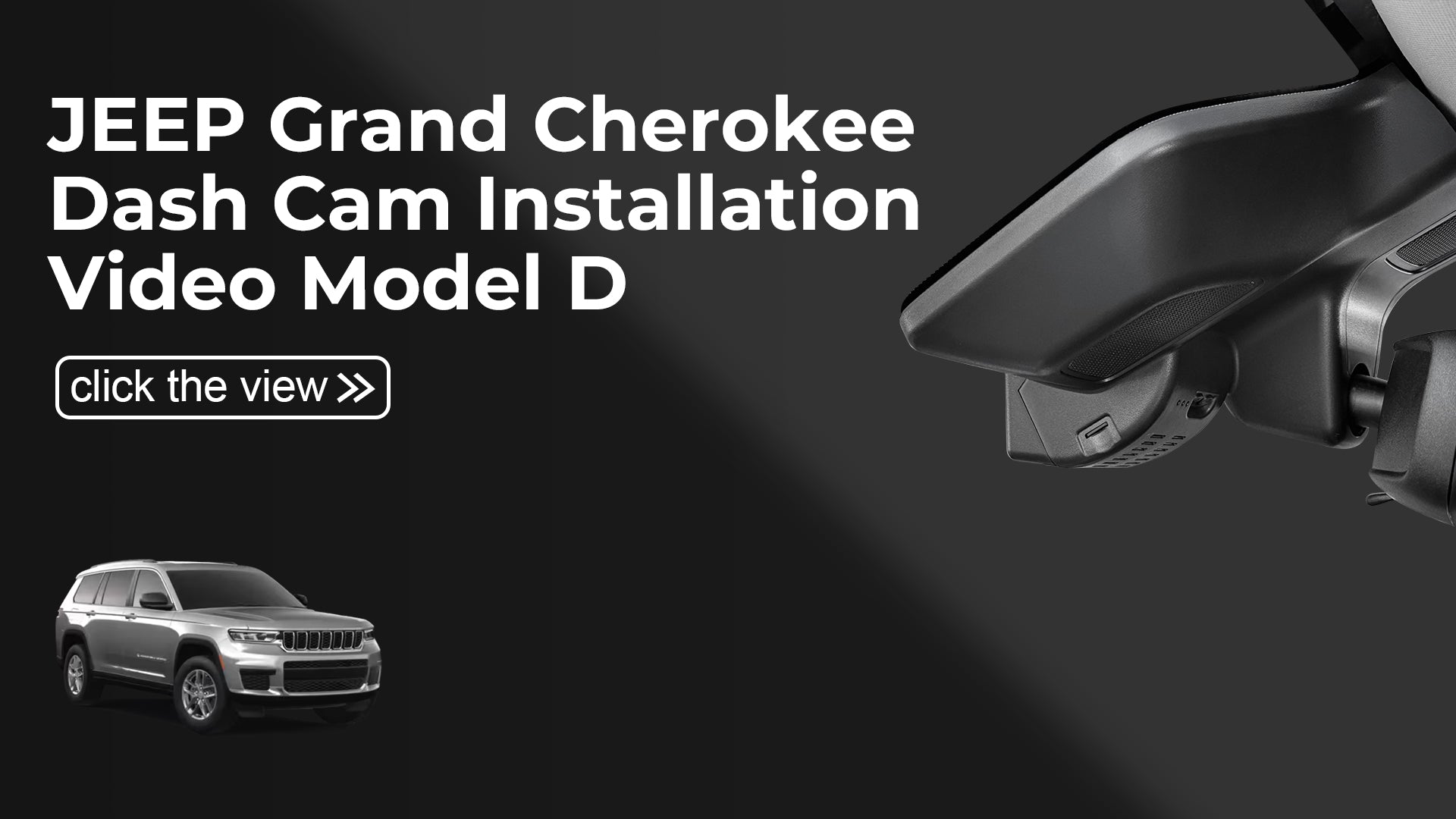 Load video: Mangoal Front 4K &amp; Rear 1080P Dash Cam for Jeep Gen5 Grand Cherokee 2022-2026 &amp; Grand Cherokee L 2021-2026 (Model D)