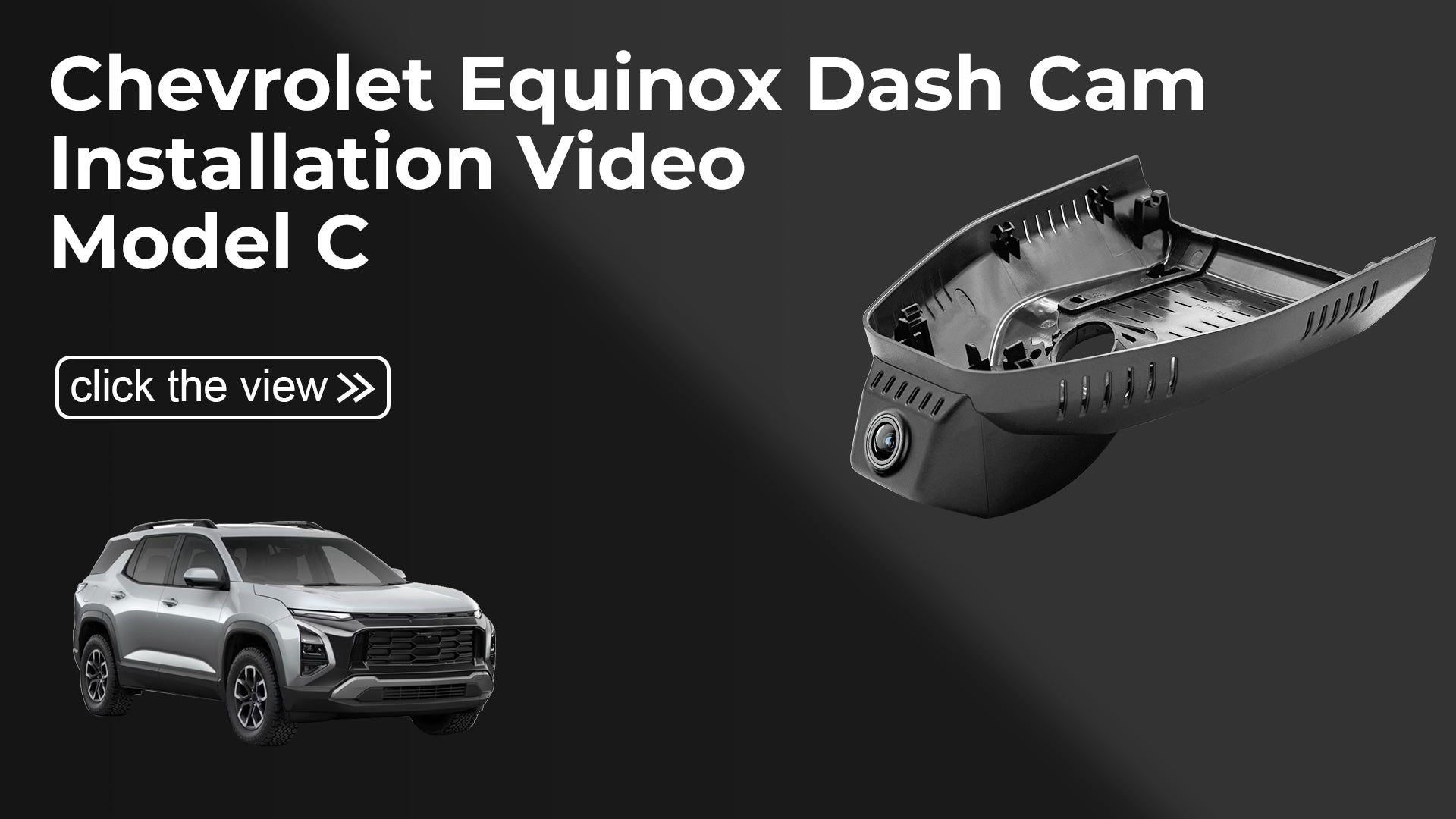 Load video: Mangoal Front 4K HDR Dash Cam STARVIS 2 for Chevy 4th Gen Equinox 2025 2026(Model C)