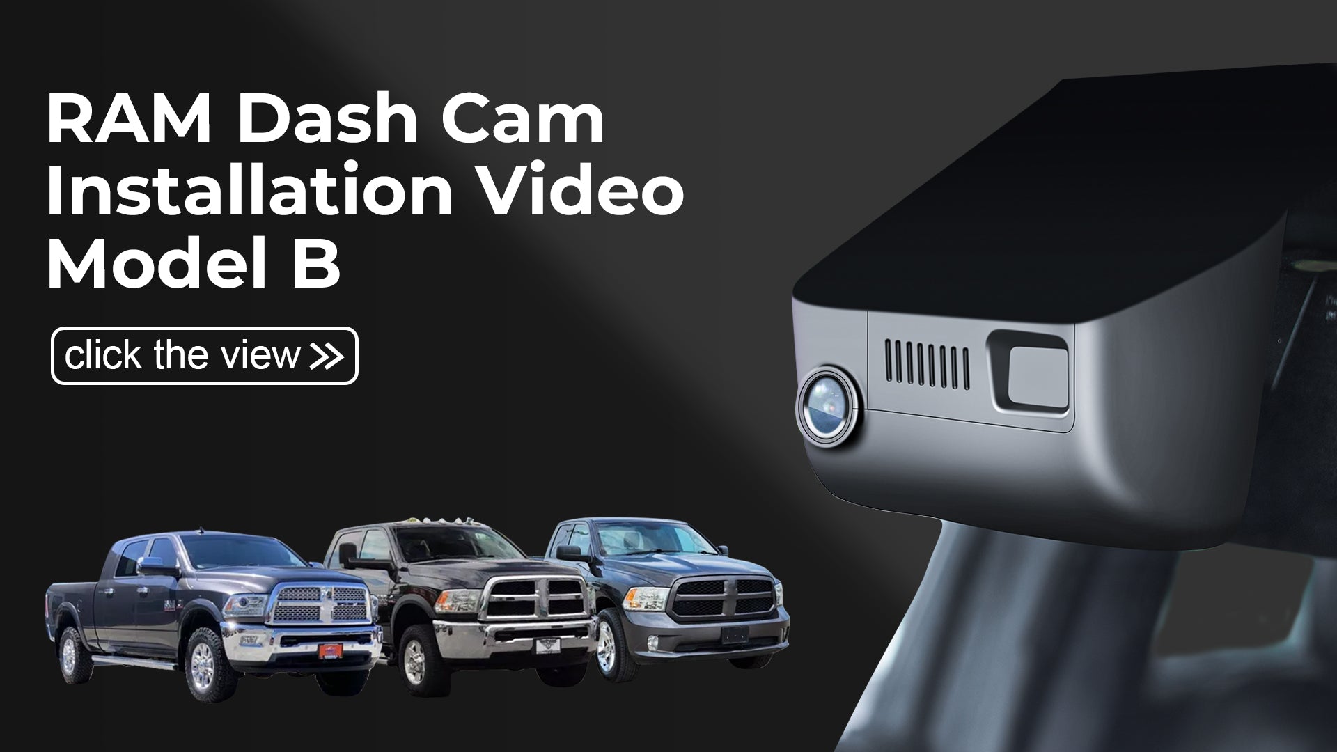 Load video: Mangoal Front 4K &amp; Rear 2K HDR Dash Cam, Dual STARVIS 2 for 4th Gen Dodge RAM 1500/2500/3500, 1500 Classic (Model B)