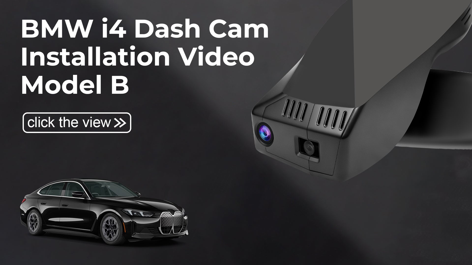 Load video: Mangoal Front 4K HDR Dash Cam STARVIS 2 IMX678 for BMW i4 2025 (Model B)