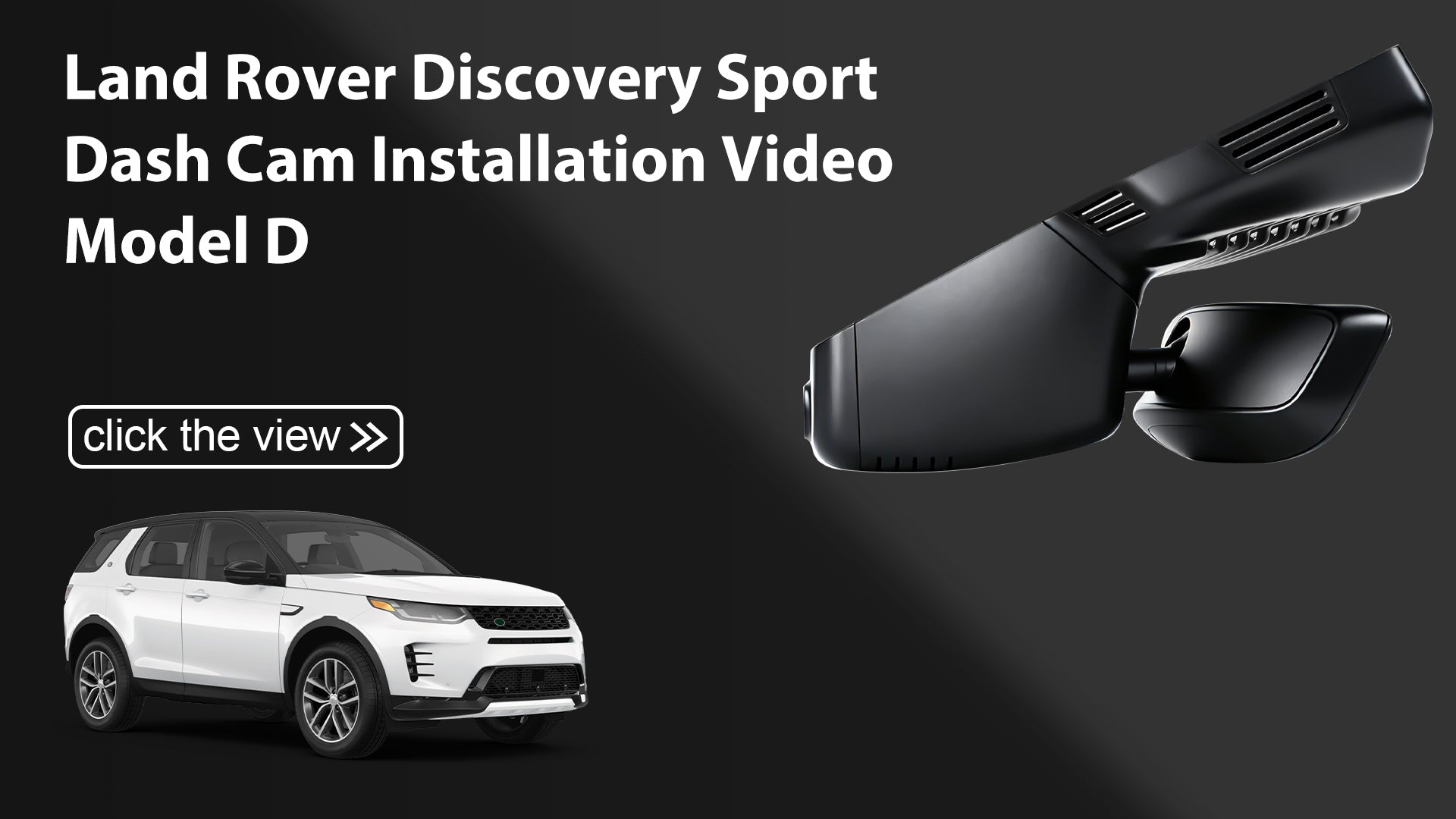 Load video: Mangoal Front 4K HDR Dash Cam STARVIS 2 for Land Rover Discovery Sport S SE HSE R-Dynamic L550 facelift(Model D)
