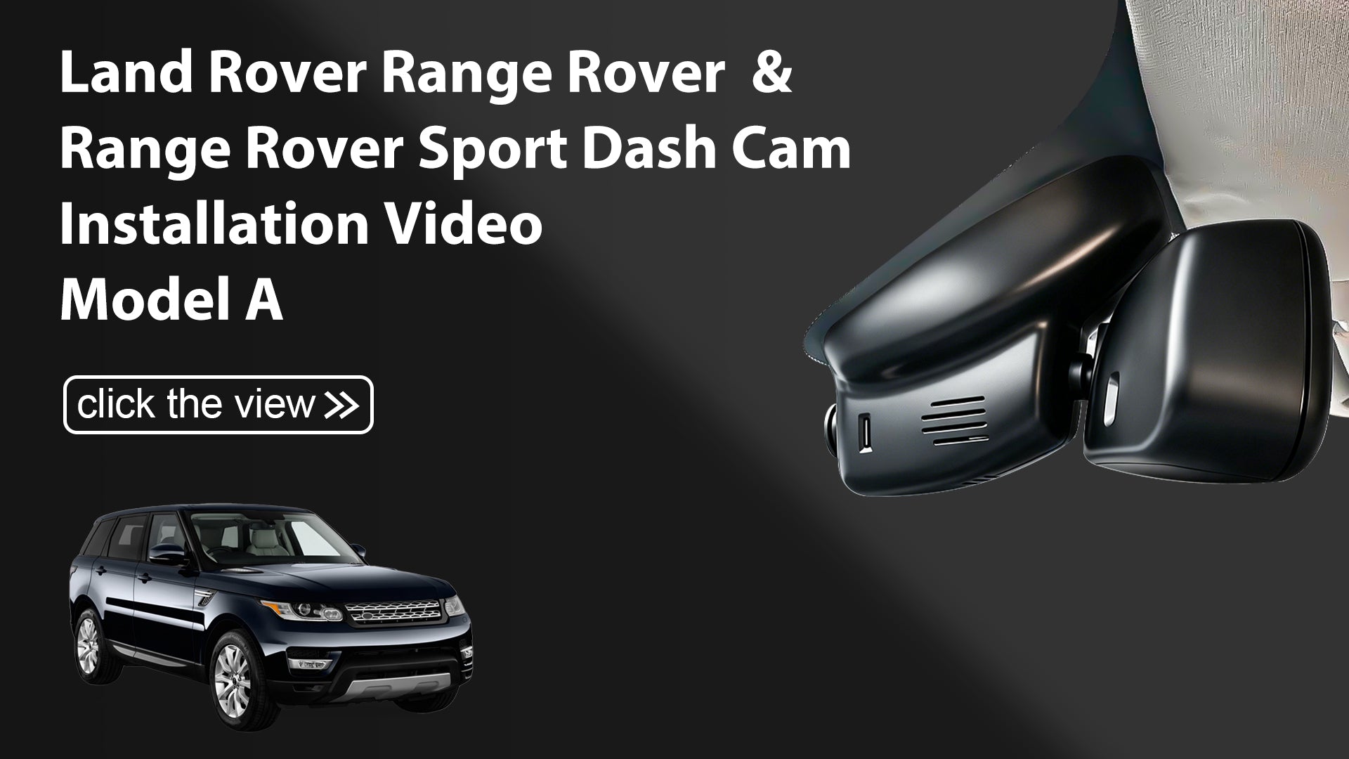 Load video: Mangoal Front 4K HDR Dash Cam STARVIS 2 for Land Rover Range Rover &amp; Range Rover Sport(Model A)